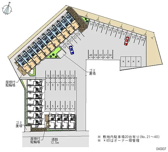 ★手数料０円★瀬戸市上水野町　月極駐車場（LP）